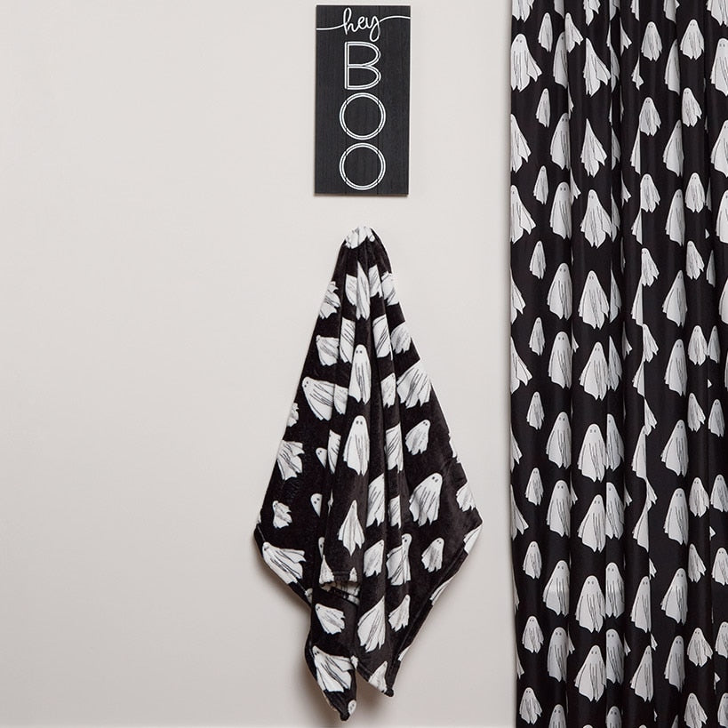 Halloween Ghost Plush Throw