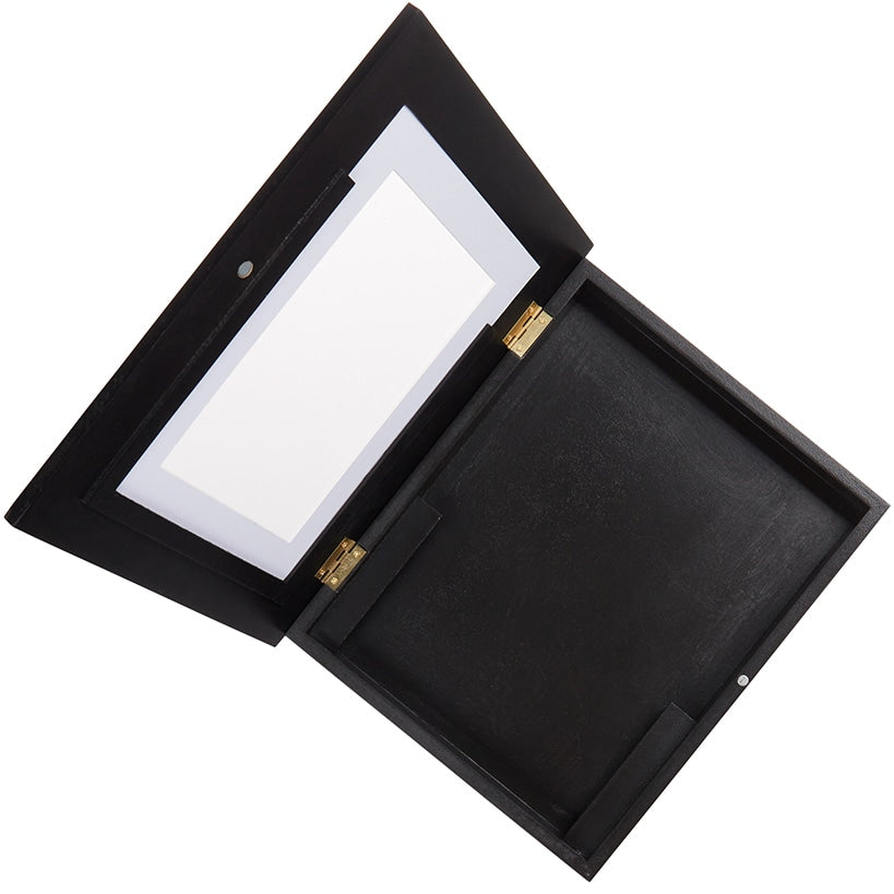 Interchangeable Artwork Frame With Storage 5" x 7", 8.5" x 11", 9" x 12"