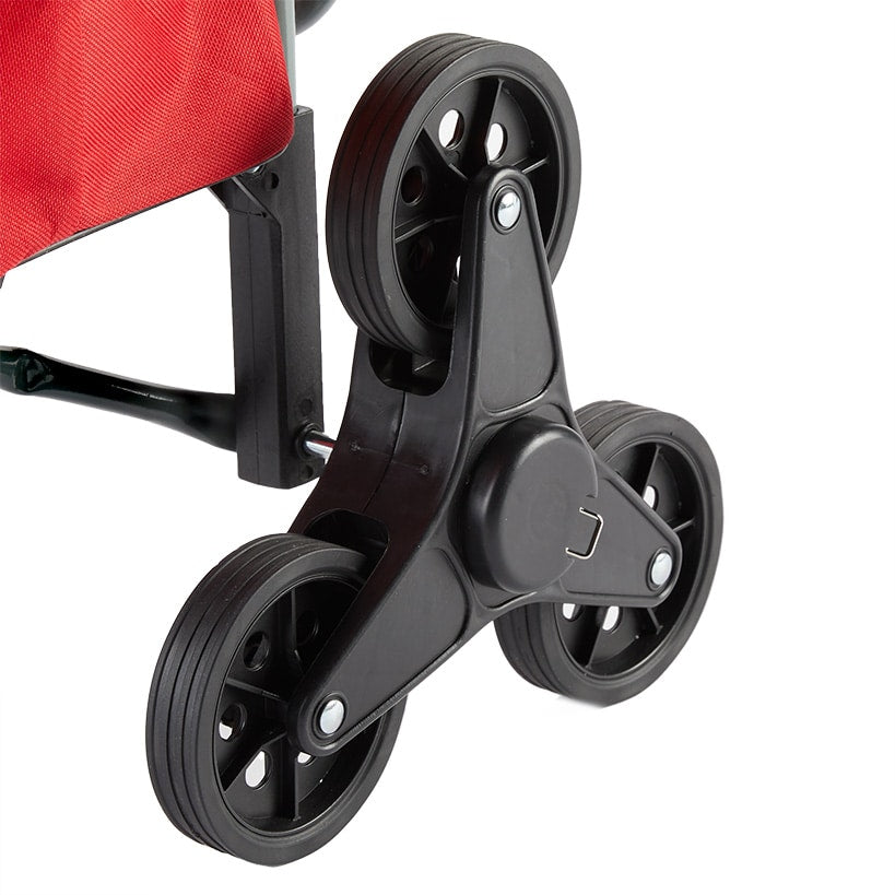 6-Wheel Shopping Cart with Seat