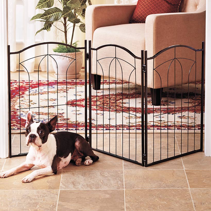 Classic Metal Arch or Wooden Pet Gates