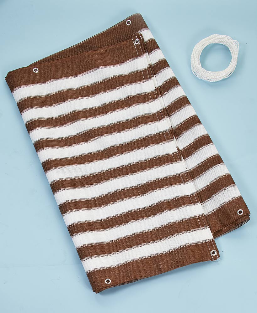 15-Ft. Outdoor Deck and Fence Privacy Screen#select-color_brown-striped