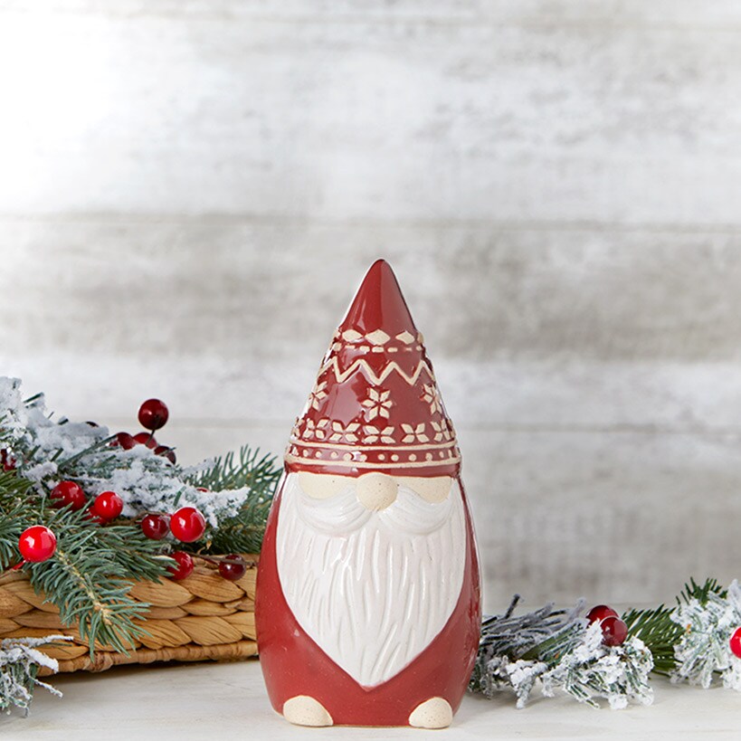 Ceramic Gnome Figurines