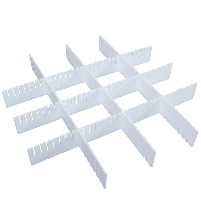 6-Pc. Adjustable Drawer Dividers Set