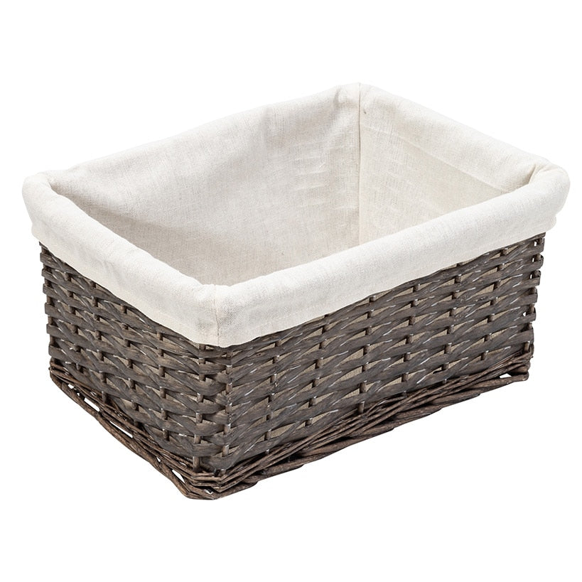 Split Willow Woven Storage Basket Set 7 Piece