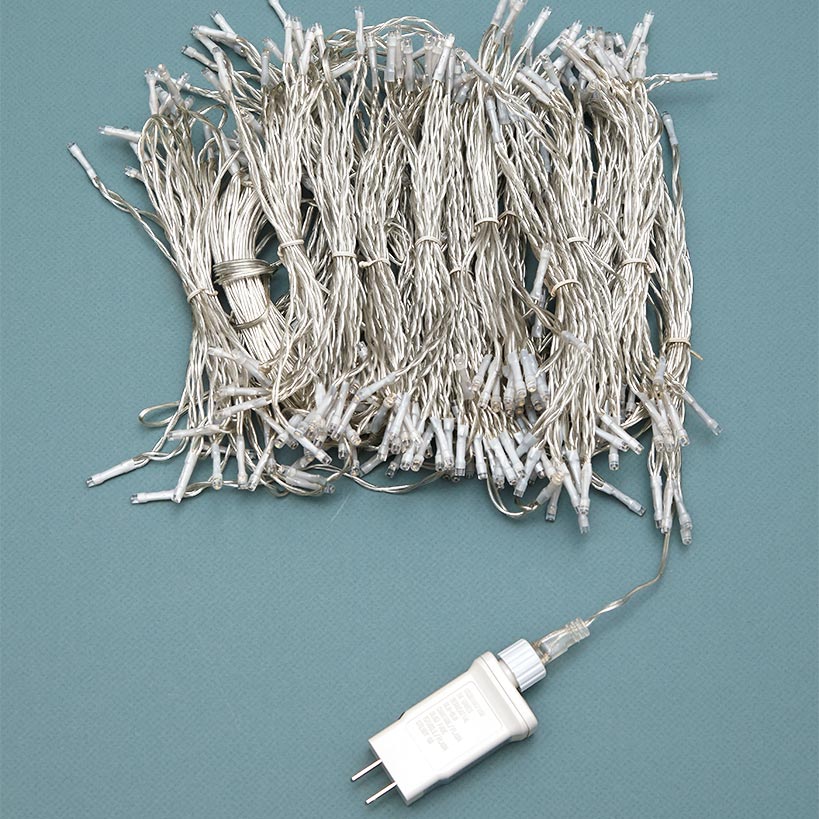 Icicle LED Curtain Lights - 10 Ft#select-lights_white