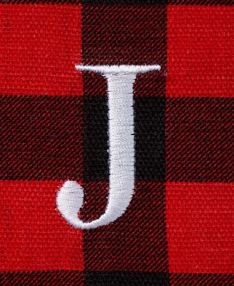 Women's Monogram Red Buffalo Plaid Tote Bag with Matching Purse Set