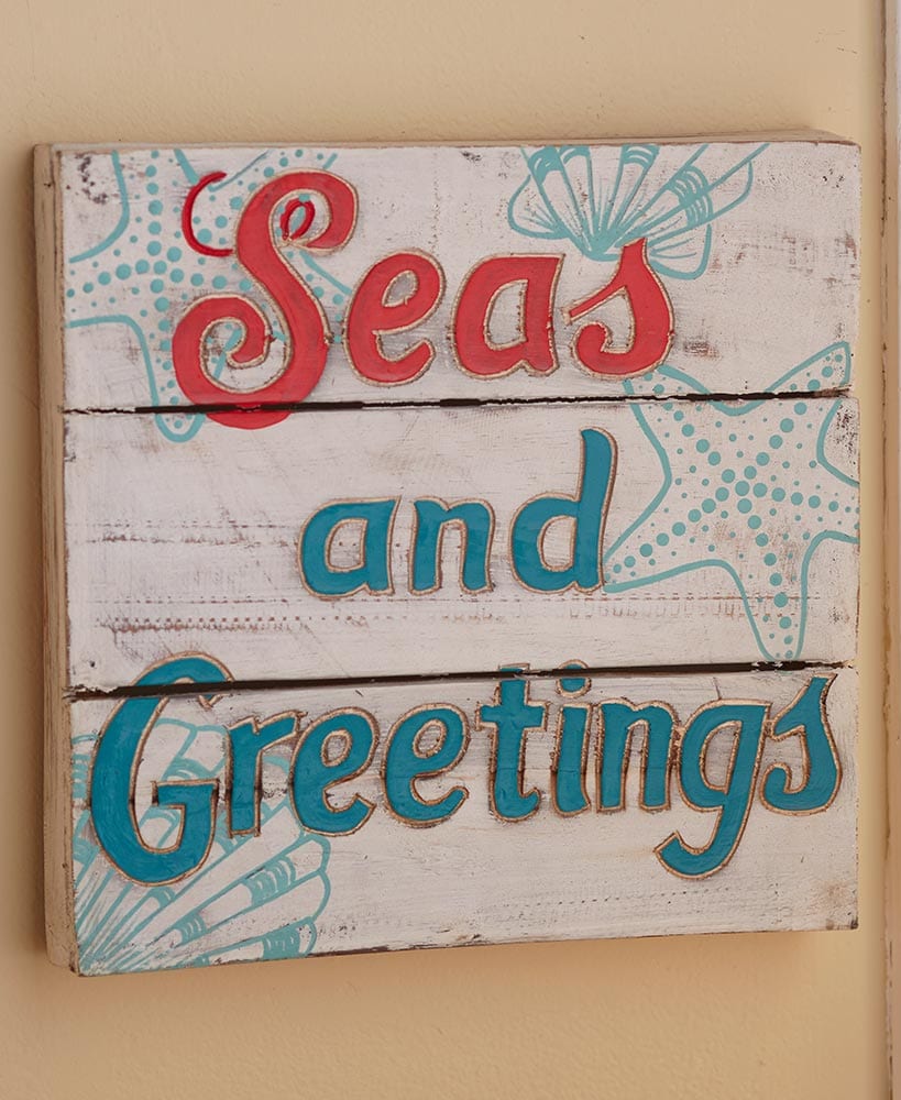 Seas and Greetings Holiday Decor