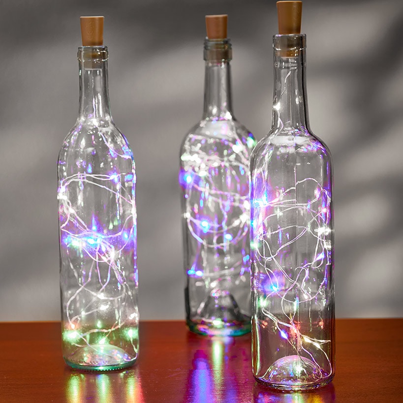 Sets of 3 Wine Bottle Stopper String Lights