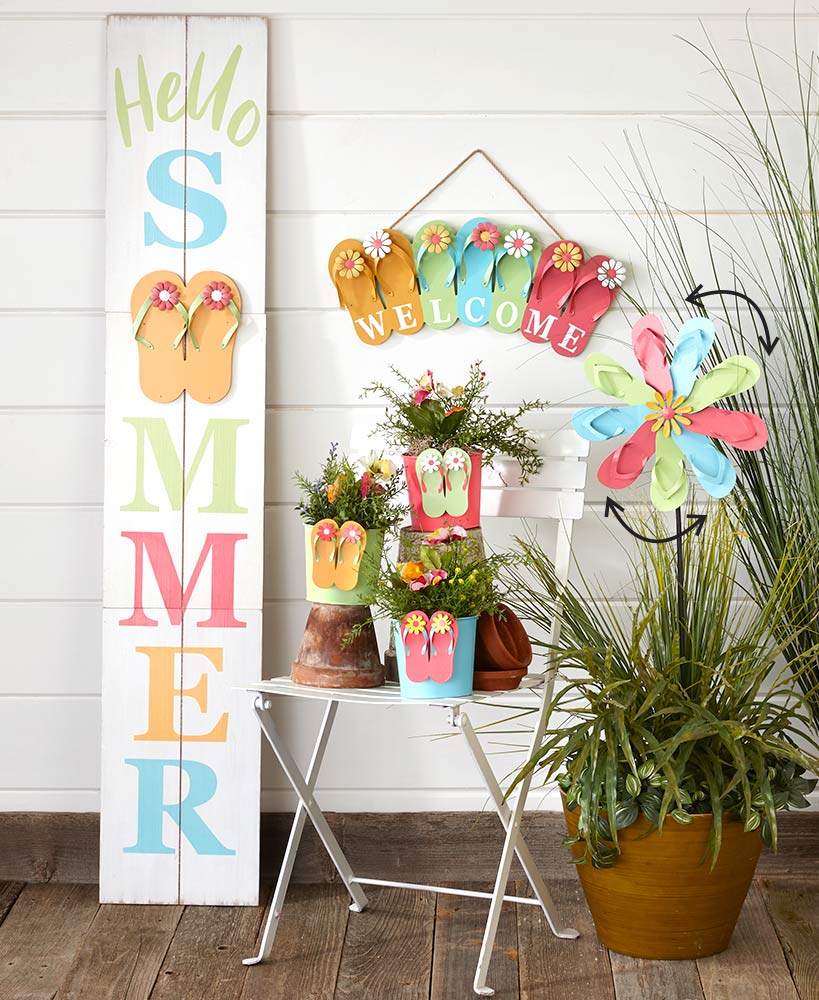 Flip-Flop Garden Decor