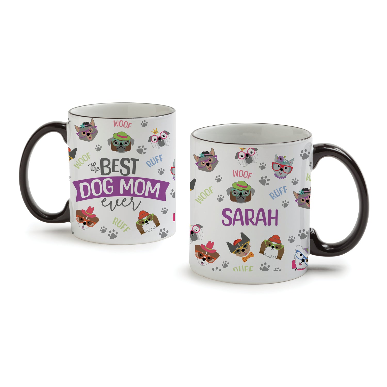 Personalized Best Dog Mom Coffee Mug