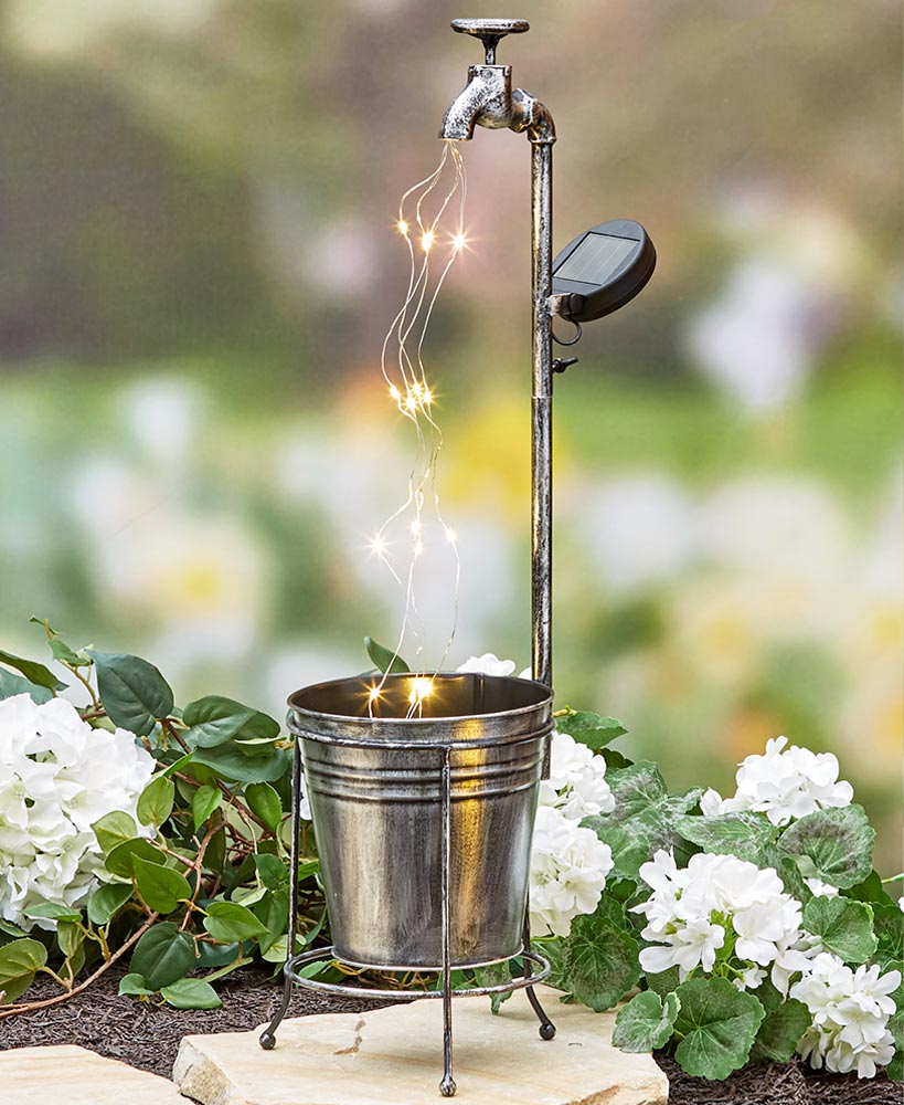 Solar Faucet Water Light Collection