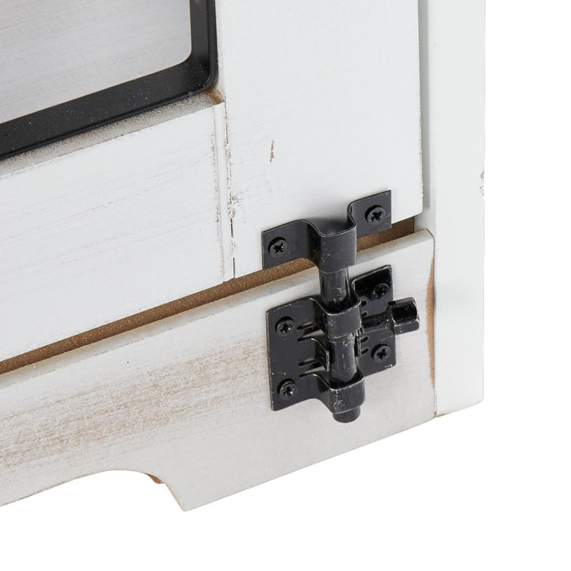 Rustic Sliding Barn Door Pet Crate