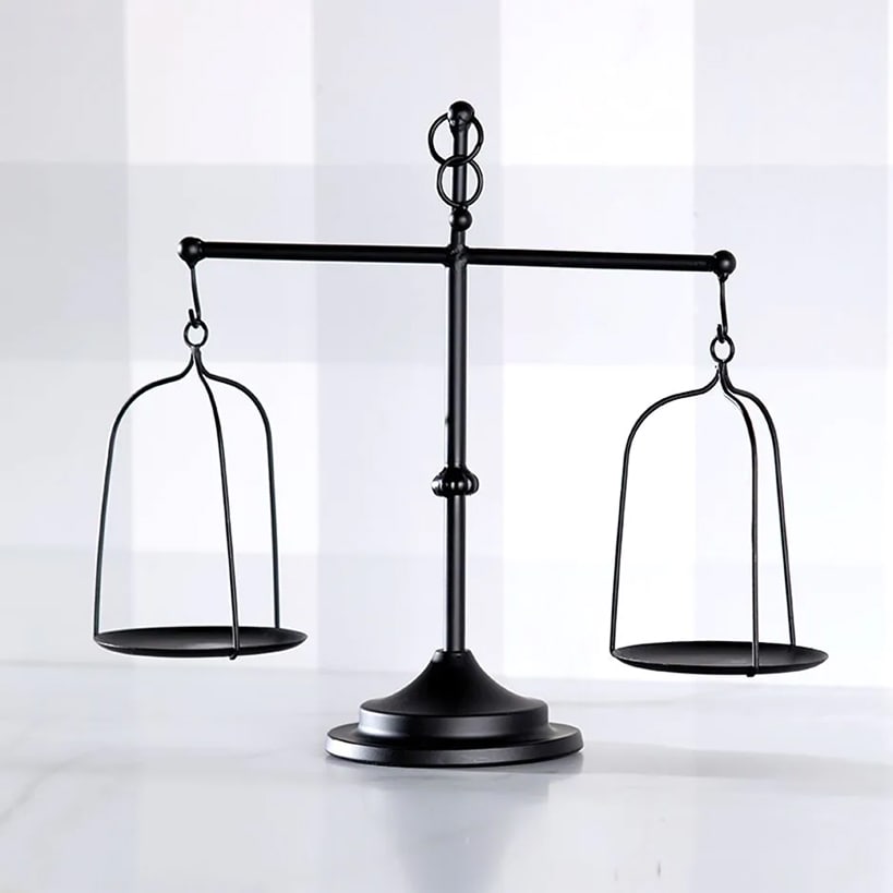Decorative Farmhouse Scale Candleholder