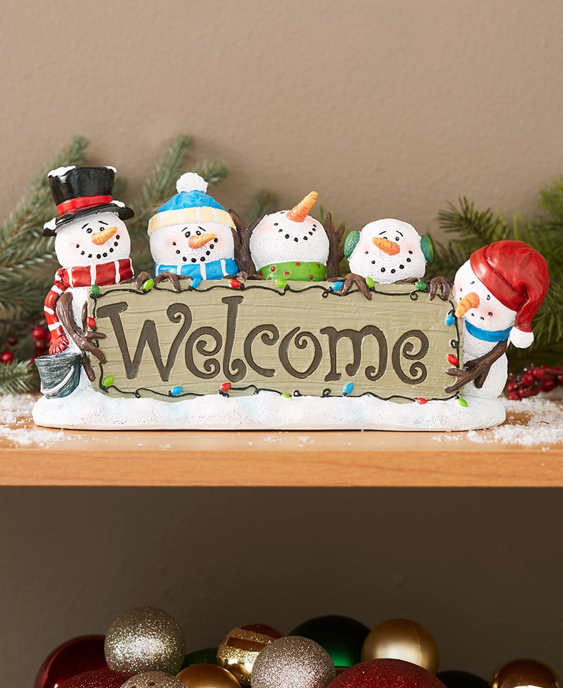 Holiday Welcome Plaques