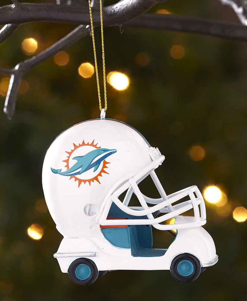 NFL Helmet Cart Ornaments