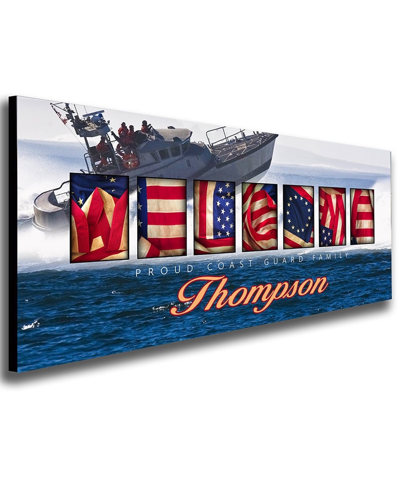 Personalized Proud Military Family Art