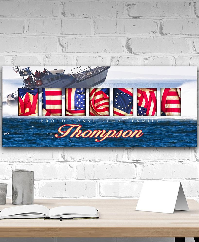 Personalized Proud Military Family Art