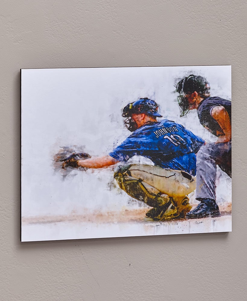 Personalized Baseball Player Wall Plaques