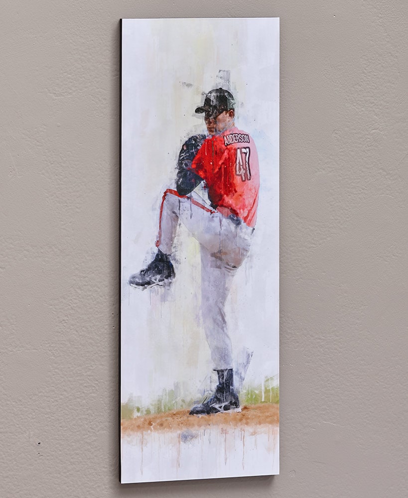 Personalized Baseball Player Wall Plaques