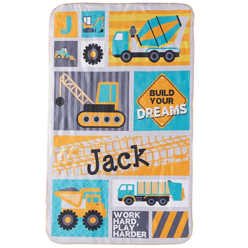 Personalized Kids' Sherpa Throws