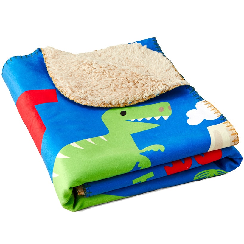 Personalized Kids' Sherpa Throws