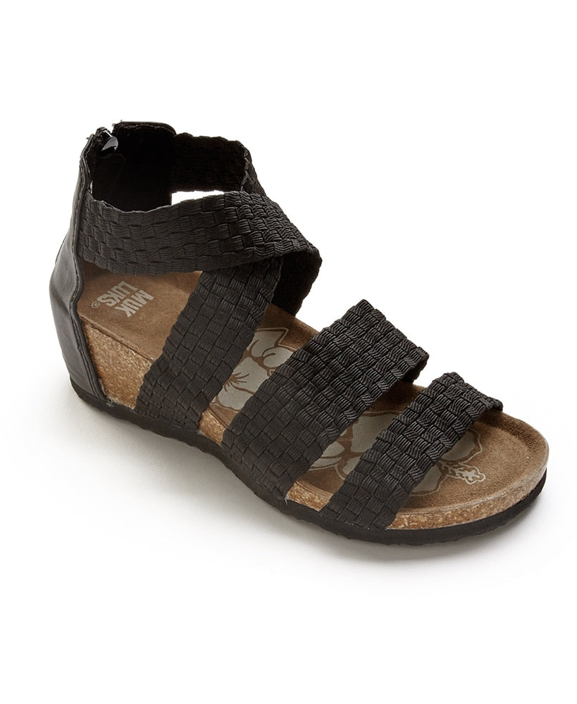 LUK-EES by MUK LUKS® Memory Foam Wedge Sandals