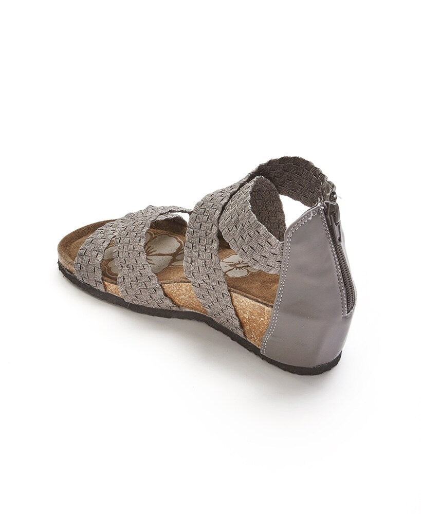 LUK-EES by MUK LUKS® Memory Foam Wedge Sandals