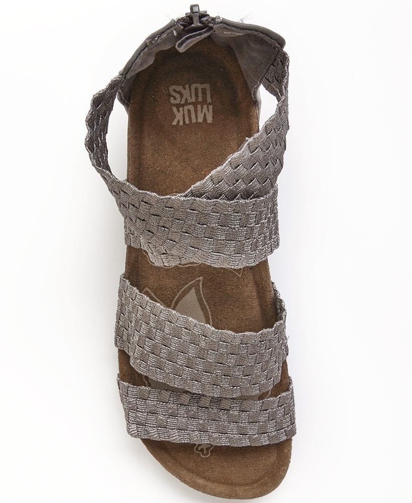 LUK-EES by MUK LUKS® Memory Foam Wedge Sandals