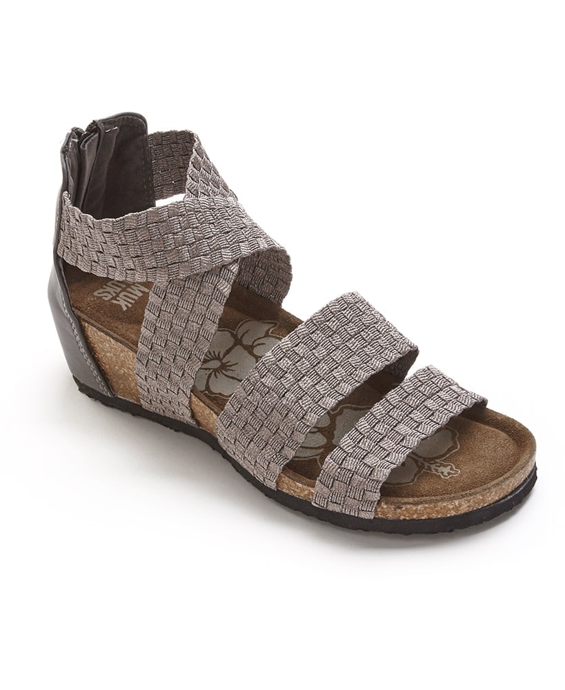 LUK-EES by MUK LUKS® Memory Foam Wedge Sandals