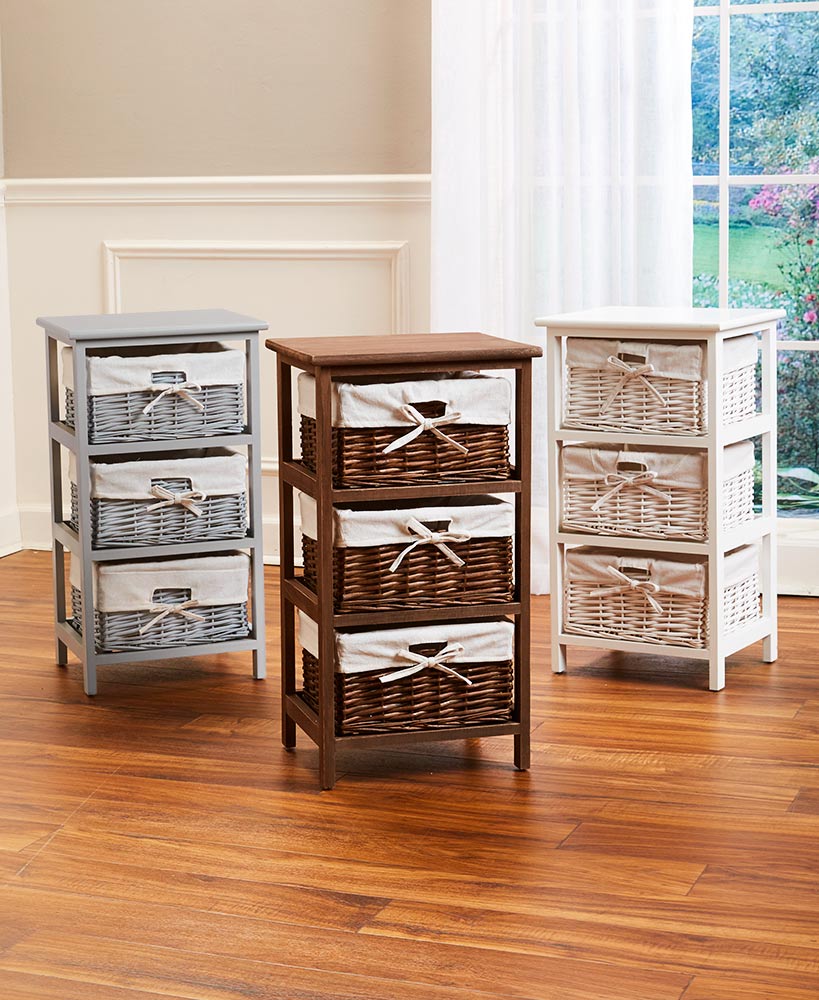 Storage Tower with 3-Pc. Basket Set