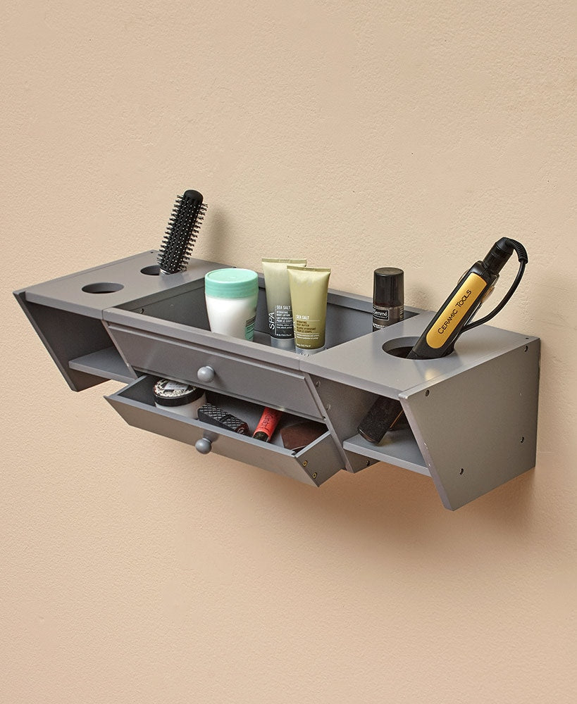 Wall-Mounted Bathroom Vanity Shelves
