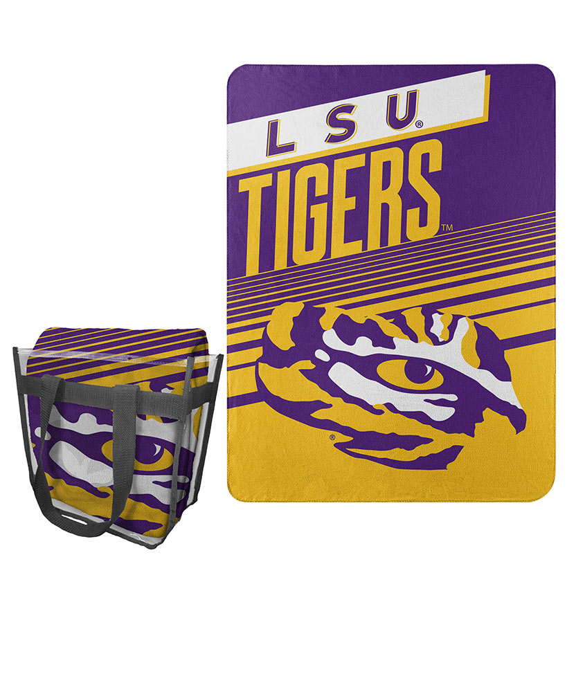 Collegiate Fleece Throw with Tote