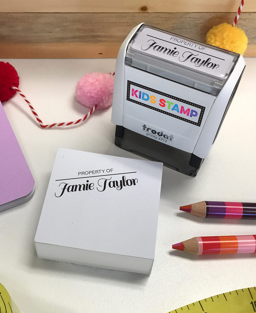 Personalized Kids' Self Inking Stamps