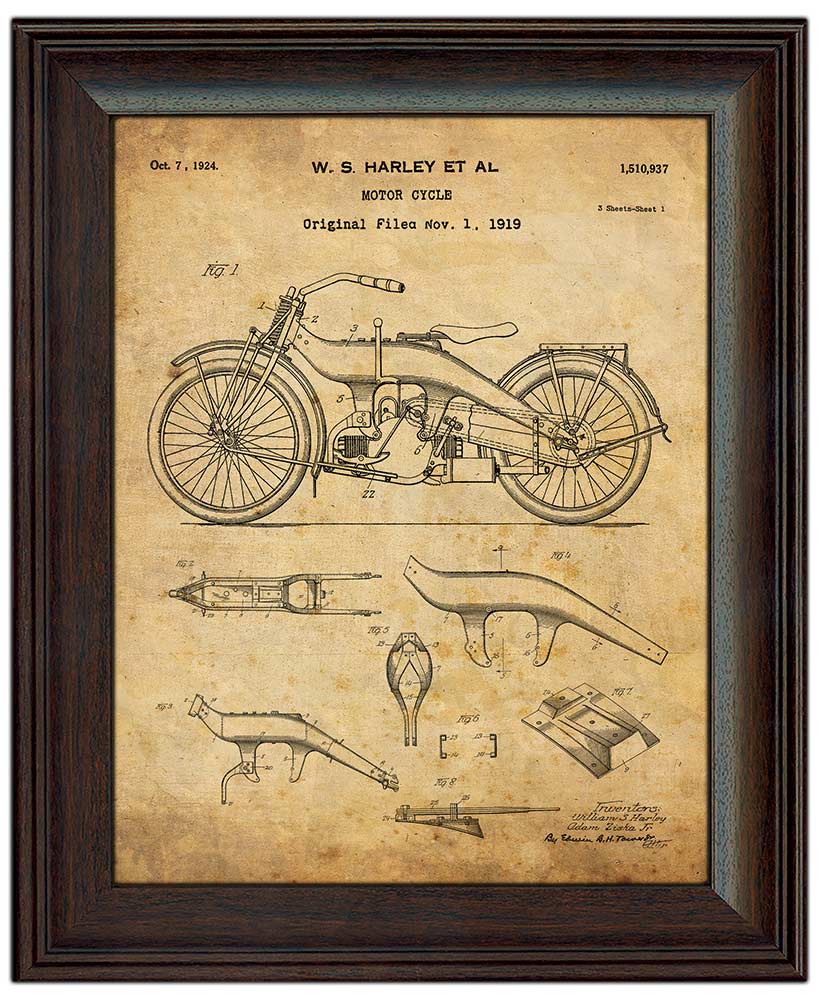 Personalized Patent Framed Wall Art