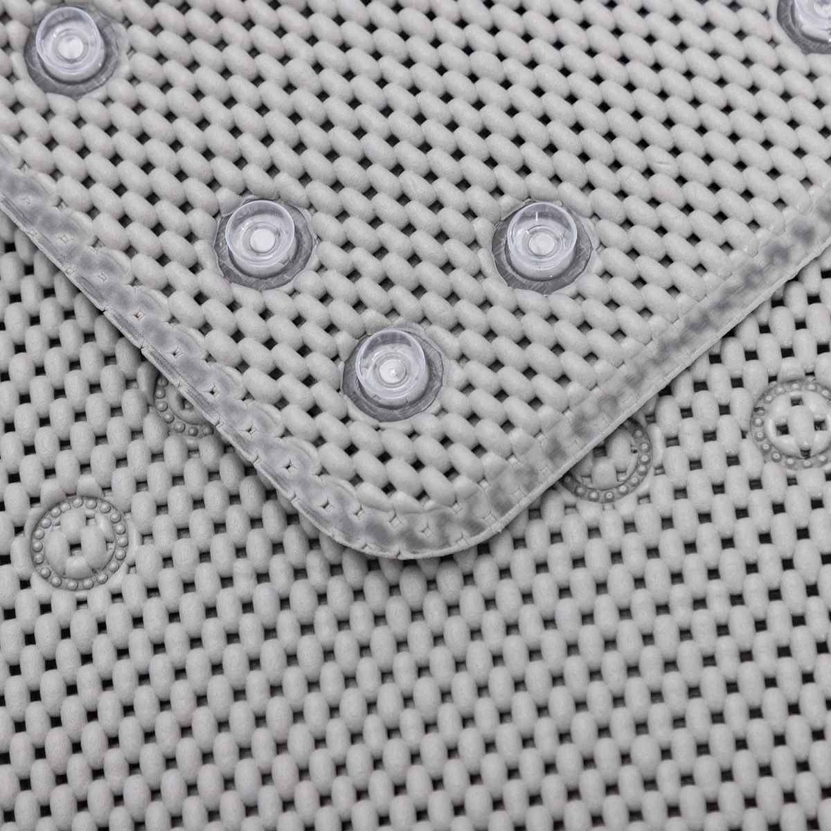 36 In. X 17 In. Non Skid Double Foam Bath Mat With 58 Suction Cups - 3 Colors