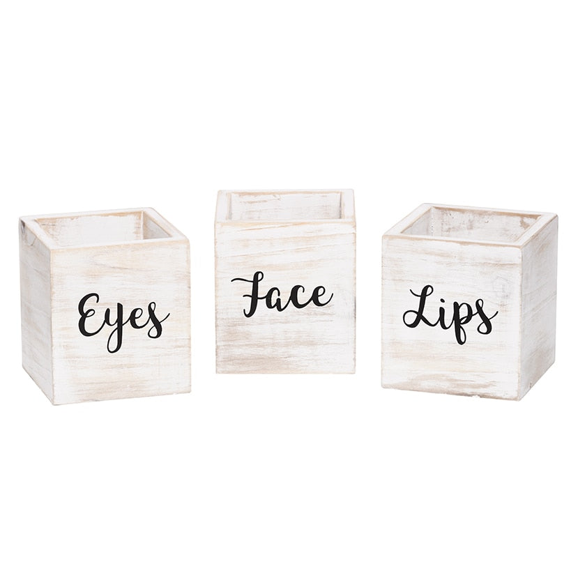 Wood Beauty Organizers