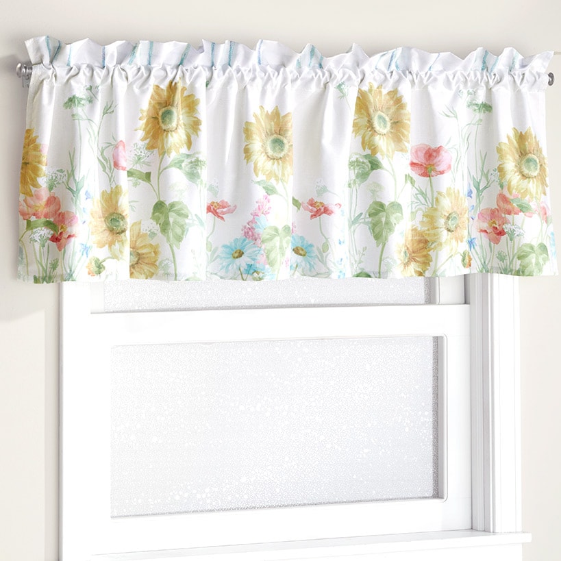 Farm Fresh Flowers Bath Rug or Shower Hooks Set of 12#select-item_valance