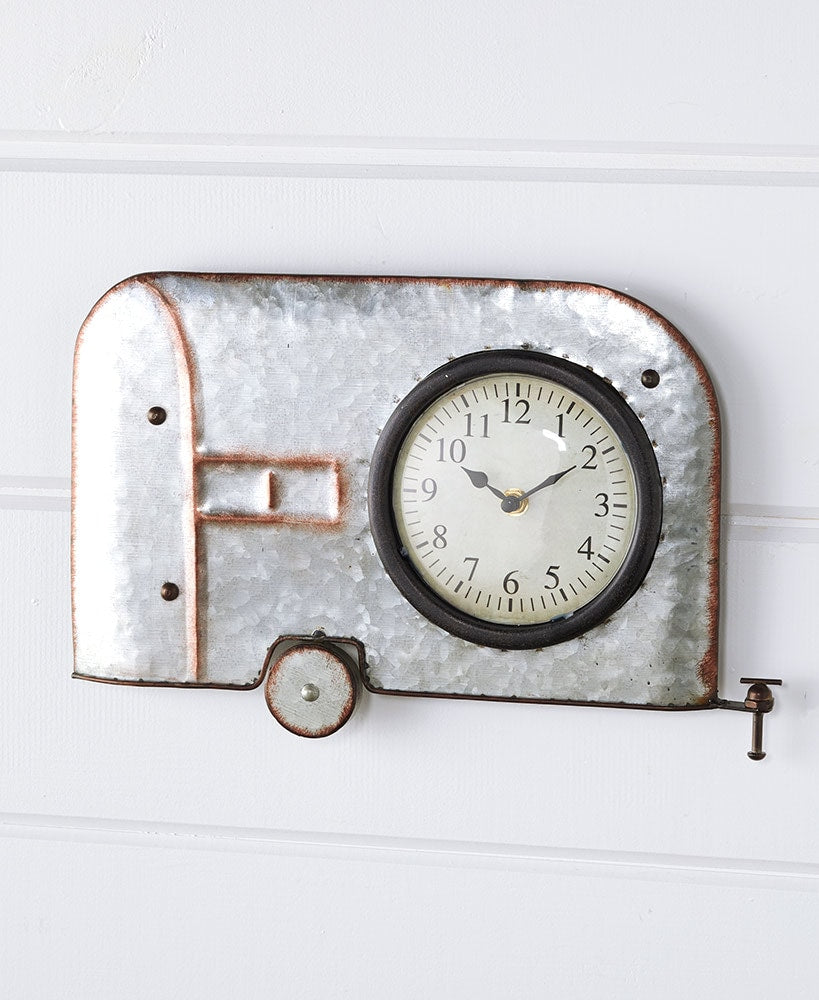 Galvanized Metal Novelty Wall Clocks