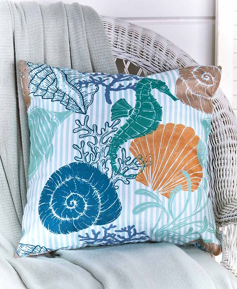 Indoor/Outdoor Coastal Pillows