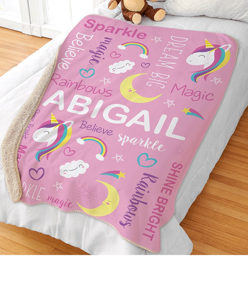 Personalized Kids' Word Art Collection Dino's and Unicorn