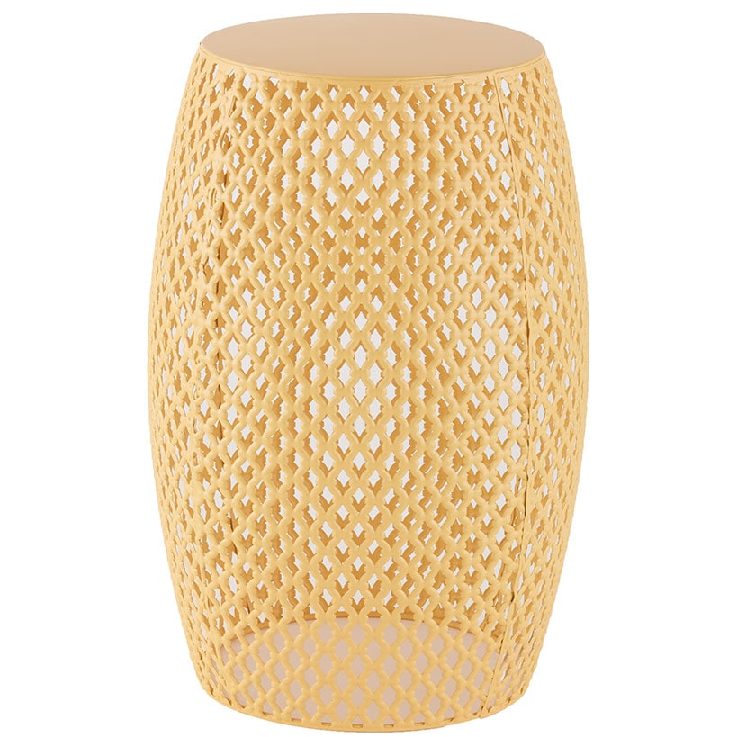 Metal Lattice Barrel Stools