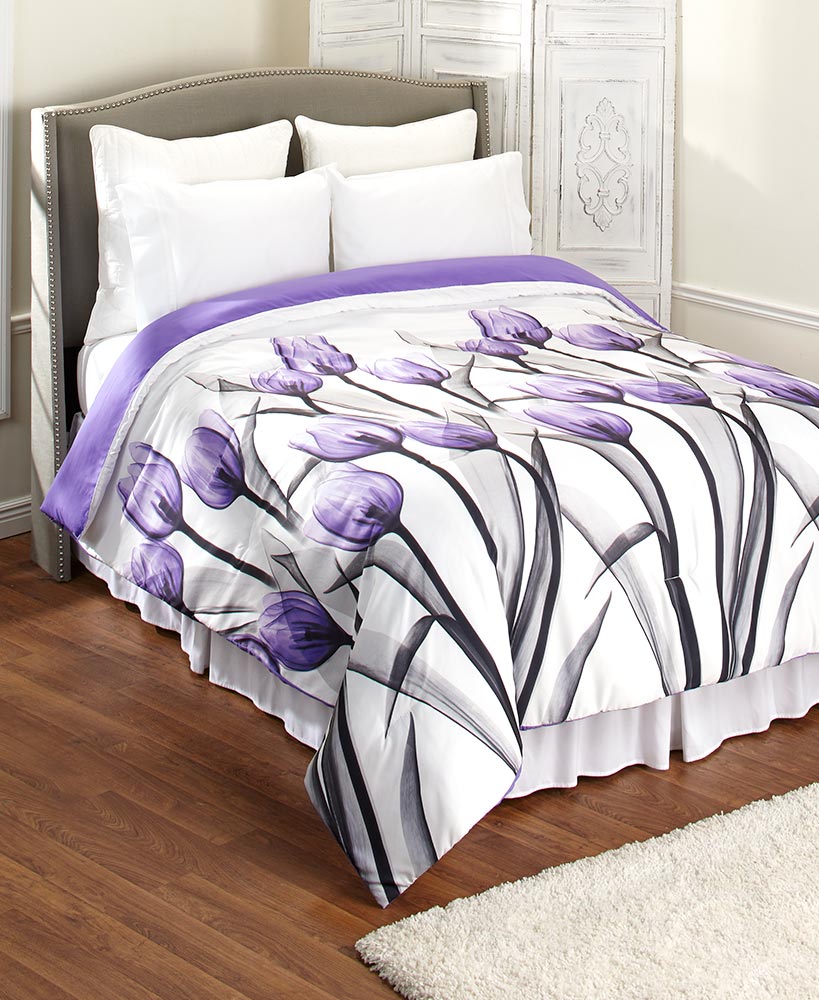 Purple Tulip Bedroom Ensemble