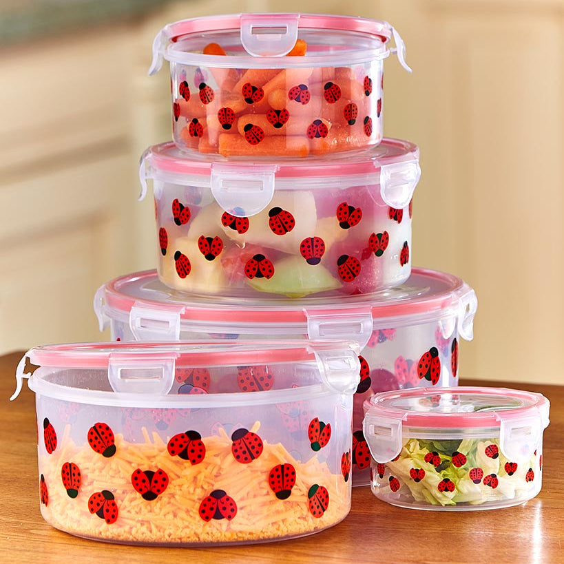 10-Pc. Printed Storage Containers