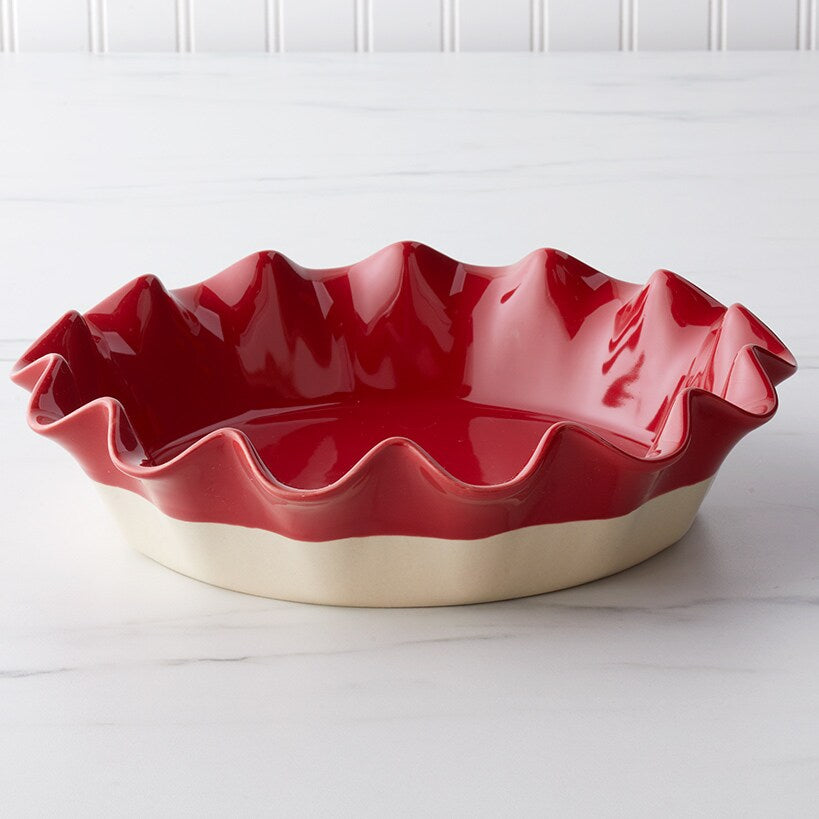 Ruffled Edge Pie Plates