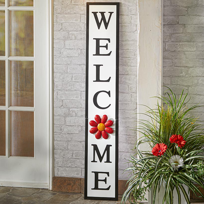 9-Pc. Interchangeable Welcome Sign