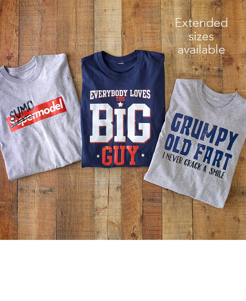 Big Men's T-Shirts