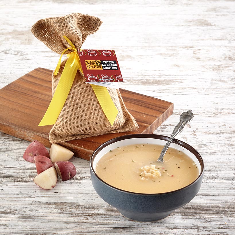 Gourmet Soup Mix in Burlap Gift Bag