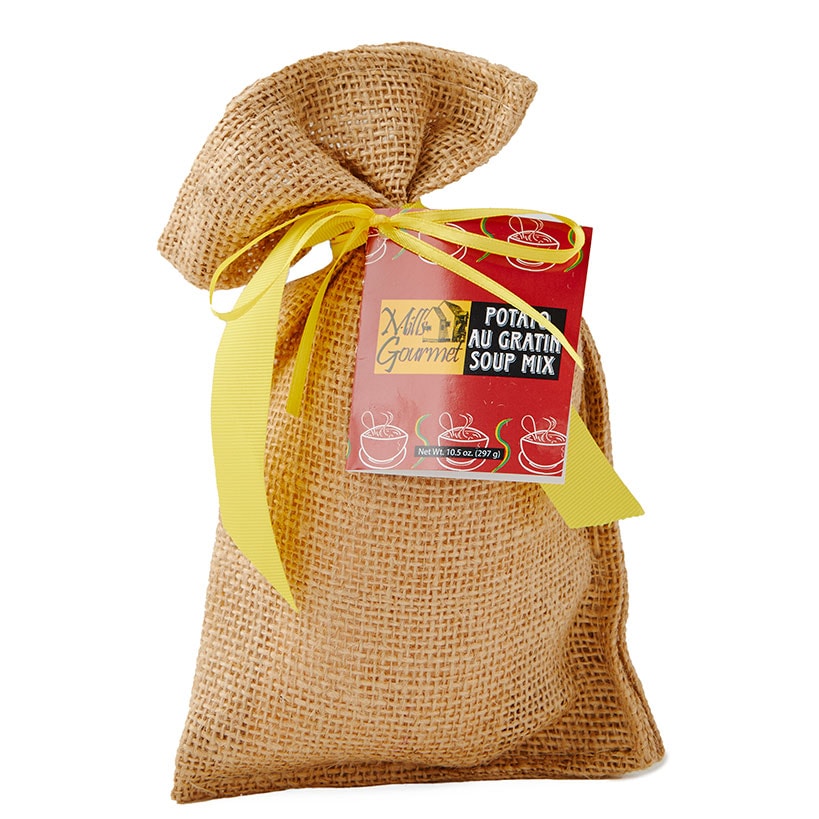 Gourmet Soup Mix in Burlap Gift Bag