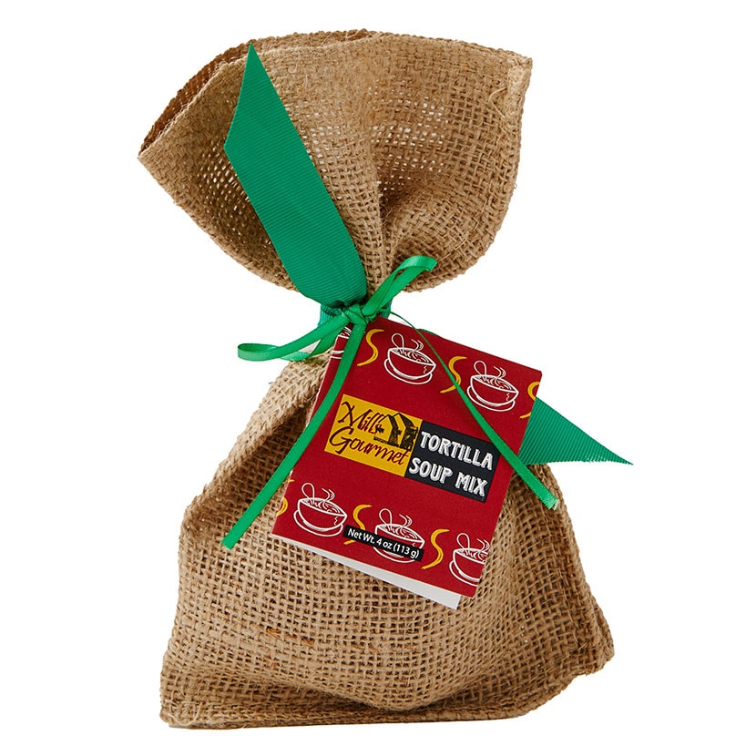 Gourmet Soup Mix in Burlap Gift Bag