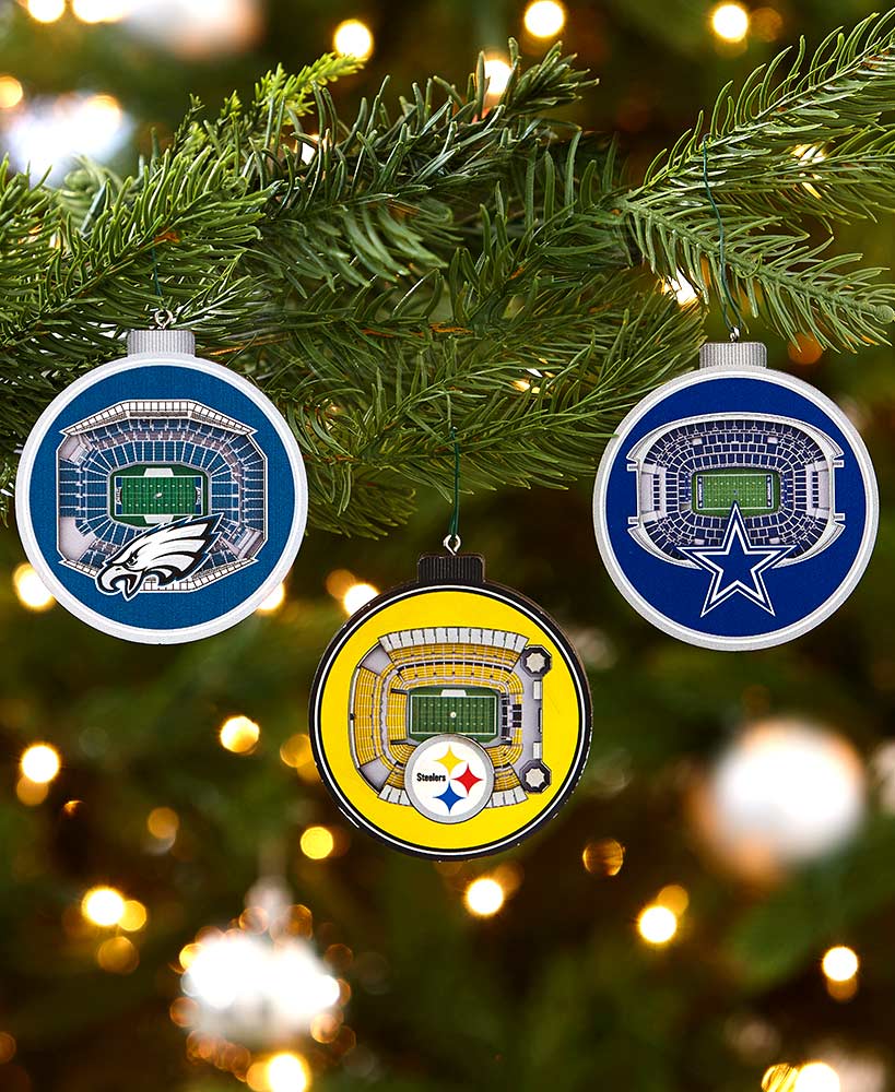 NFL 3-D Stadium View Ornaments